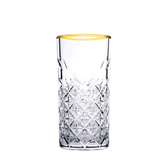 Paşabahçe Timeless - Golden Touch - Longdrinkglazen - Set van 4 - 295 ml