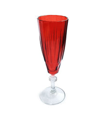 Paşabahçe Workshop 440069 - Rode Glazen Op Voet - Set van 6 - 170 ml