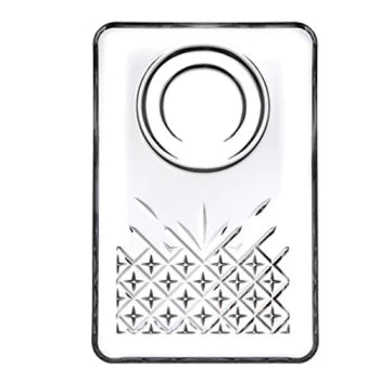 Paşabahçe Timeless 54851 - Glazen Theeonderzetters - Set van 2 - 182 x 120.5 mm