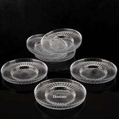 Ekselans - Elysia Model Thee Onderzetter- Glas - Set van 6