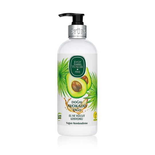 Eyüp Sabri Tuncer - Natuurlijke Avocado-olie Hand- en Bodylotion - 500 ml - 100% Vegan - Glutenvrij