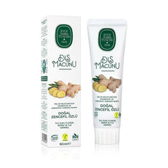 Eyüp Sabri Tuncer – 100% Plantaardige Tandpasta met Natuurlijke Gember – 90 ml – 100% Vegan – Glutenvrij