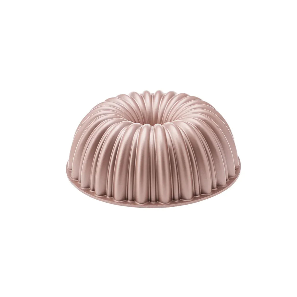 Karaca Cake Pro Dilimli - Ronde Bakvorm - Graniet - Rosegoud - 25.5 cm