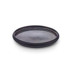 Karaca Galactic - Stoneware Dessertbord - 1 stuk - 22.5 cm - Zwart