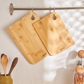 Karaca Azur - 2-delige Bambu Snijplank Set - 33 x 24 cm + 28 x 20 cm