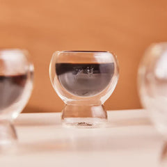Karaca Anthon - Shaped Espresso Kopset – 6 Delig – Glas – 80 ml