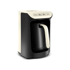 Karaca Hatır Köz - Turkse Koffieapparaat - Soft Cream – 5 Kopjes, Automatische Temperatuurregeling, Köz Aroma