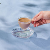 Karaca Rory - Espressokopje met Hartvormige Onderzetter - 1x - 80 ml