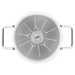 Fissler Adamant - Pannenset met RVS Deksel – 3-delig - 18cm + 20cm + 24 cm