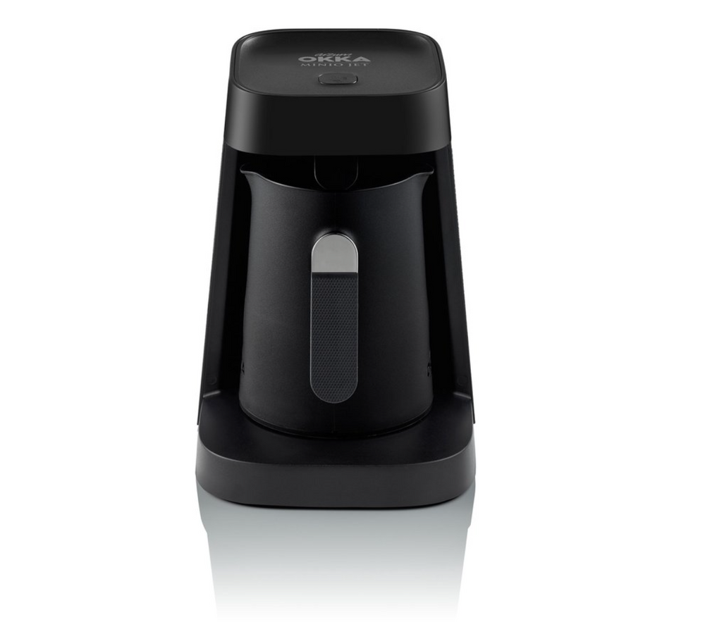 Arzum OKKA Minio Jet Turks Koffiezetapparaat OK0017-0500 | Zwart/Chroom - Dubbelzijdige koffiepot - 1-5 kopjes - 480W