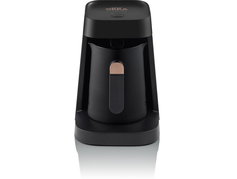 Arzum OKKA Minio Jet Turks Koffiezetapparaat OK0017-0400 | Zwart/Koper - Dubbelzijdige koffiepot - 1-5 kopjes - 480W