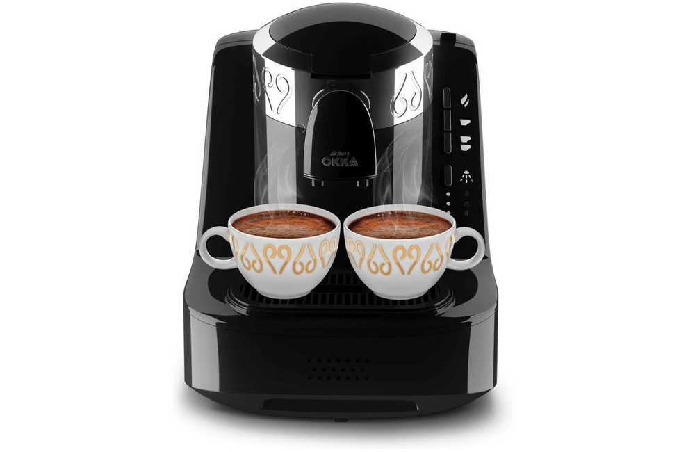 Arzum OKKA Turks Koffiezetapparaat OK001-0100 | Zwart/Chroom - 2 kopjes - Aanpasbare temperatuur - Volautomatisch - 710W