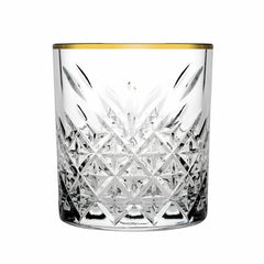 Paşabahçe Golden touch met gouden rand Timeless 345 ml - Transparant Goud 4 stuk(s)