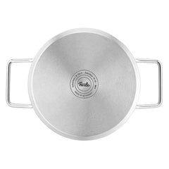 Fissler Pure Collection - Kookpan Laag met RVS Deksel - 24cm