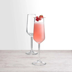Paşabahçe Allegra 440079 - Flute Glazen - Champagneglazen - 195 ml - Set van 6