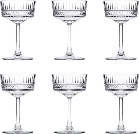 Paşabahçe Elysia 440436 - Champagneglazen - Set van 6 - 260 ml