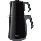 Arzum cay Sefasi AR3080‑S - Zwarte Elektrische Turkse Theemaker - 1650 W - 1800 ml