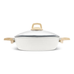 Karaca Swiss Crystal - Ondiepe Pan -30 cm - Crème