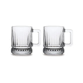 Paşabahçe Elysia 55432 - Theeglas Met Oor - 250 ml - Set van 2