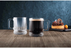 Paşabahçe Elysia 55432 - Theeglas Met Oor - 250 ml - Set van 2