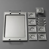 Jumbo Pluto - 16-delige RVS Theeset - Zilver