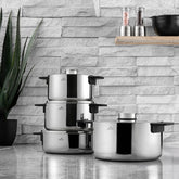 Jumbo Infinity - 8-delige 3-laags - RVS Inductie Kookset