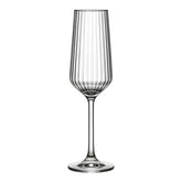 Paşabahçe Focus 440447 - Geribbelde Champagneglazen - Flute - 195 ml - Set van 6