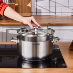 Karaca Elite Kookpan met Deksel – 26 cm – RVS – Inductie Geschikt