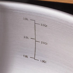 Karaca Elite - RVS Inductie Lage Kookpan met Deksel – 26 cm – Zilver – Geschikt voor Inductie – Duurzaam Roestvrij Staal