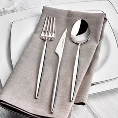 Karaca Moongate 316+ Bestekset 84-Delig – Premium RVS – 12 Personen – Luxe Dinerset