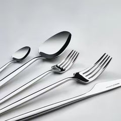 Karaca Moongate 316+ Bestekset 84-Delig – Premium RVS – 12 Personen – Luxe Dinerset
