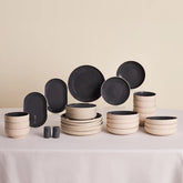 Karaca Terra - 36-Delig Servieset – Antraciet – 8 Personen – Stoneware Dinerset