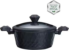 Karaca Bio Diamond Kookpan - Antibacterieel handvat - Inductiebodem - 20 cm - 2,6 L pot