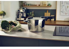 Fissler Vitaquick Elemental - Snelkookpan Saliegroen - 8 Liter – RVS – Inductie Geschikt