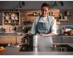Fissler Vitaquick Snelkookpan - met Stoominzet en Driepoot - 8 L - Ø 26 cm