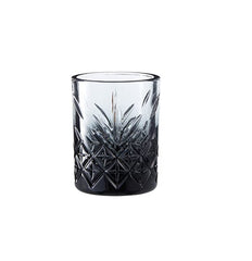 Paşabahçe Charm - Mini Zwarte Shotglazen/Borrelglazen - Set van 6 - 62 ml