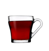 Paşabahçe Chroma - Koffie/Theeglazen Met Oor - 205 ml - Set van 2