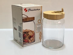 Paşabahçe Woody - Voorraadpot Met Bamboe Deksel - 860 ML