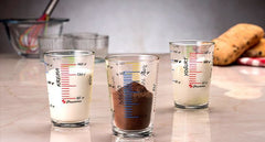 Paşabahçe Arda Turkmen - 3-Delige Maatbekers - 200 ML