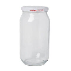 Paşabahçe Kavanoz - Glazen Voorraadpot Met Deksel - 1000 ml - 1 stuk - 18 cm Hoog