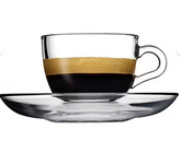 Paşabahçe Basic Set Espresso kopjes + Schoteltjes - 12-delig - 97984