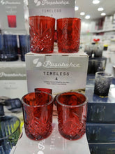 Paşabahçe Timeless - Rode Shotglazen/ Kahve Yani - 62 ML - Set van 4