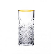 Paşabahçe Timeless Golden Touch - Longdrinkglas - Met Gouden Randen-Ę Set van 4 - 450 ML