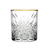 Paşabahçe Timeless Tumbler - Golden Touch - Glazen - Set van 4 - 345 ML