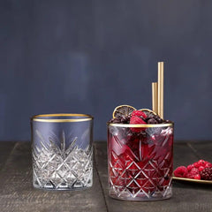 Paşabahçe Timeless Tumbler - Golden Touch - Glazen - Set van 4 - 345 ML
