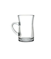 Paşabahçe Mila - Theeglazen Met Oor - Set van 3 - 150 ML