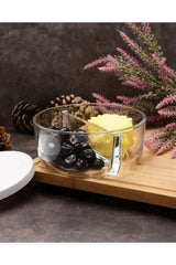 Paşabahçe Polar - Glazen Bewaarbak - Rond - 785 ml - 2 Vakjes - Set van 4