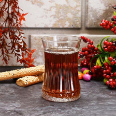 Paşabahçe Elysia - Turkse Theeglazen - Set van 6 - 170 ml