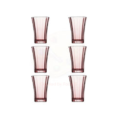 Paşabahçe Diamond - Roze Shotglazem/ Kahve Yani - Set van 6 - 110 ml
