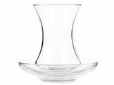 Paşabahçe Vefa Turkse TheeglazenĘ Met Onderzetters Set van 6 130 ML